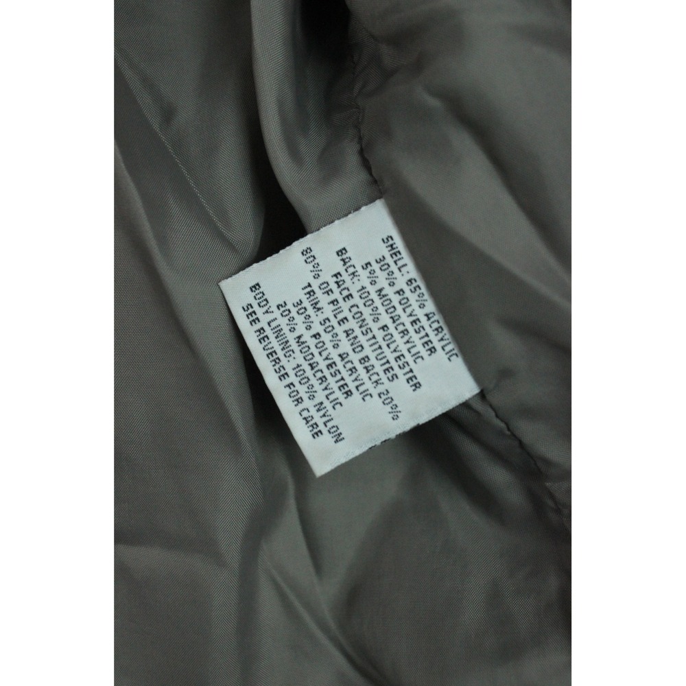 Vintage Shearling Sherpa Jacket Outdoors Grandmacore Woman Women's Medium - Picture 7 of 8